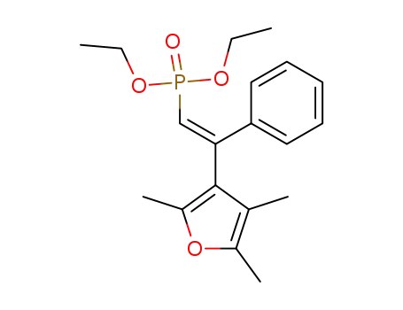 diethyl β-(2,4,5-trimethylfuryl)styrylphosphonic acid ester