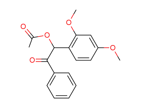 2-acetoxy-1-phenyl-2-(2,4-dimethoxyphenyl)ethanone