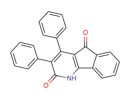 1H-Indeno[1,2-b]pyridine-2,5-dione, 3,4-diphenyl-