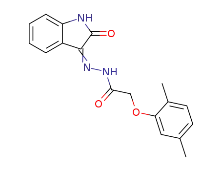 (2,5-Dimethyl-phenoxy)-acetic acid [2-oxo-1,2-dihydro-indol-(3Z)-ylidene]-hydrazide