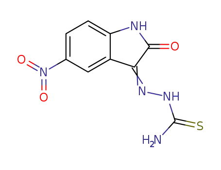 2-(5-nitro-2-oxoindolin-3-ylidene)hydrazinecarbothioamide