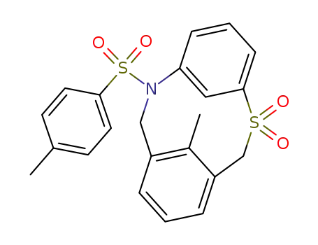 8-Methyl-N-(p-tolylsulfonyl)-1-thia-10-aza<2.2>metacyclophan-1,1-dioxid