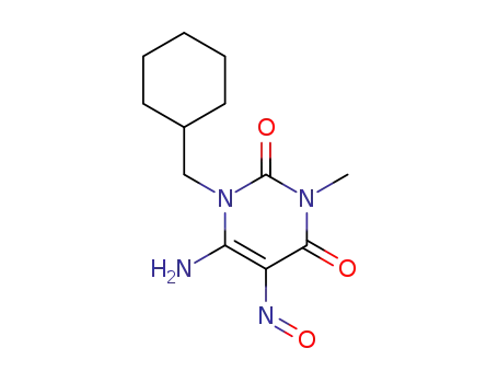6-Amino-1-cyclohexylmethyl-3-methyl-5-nitroso-1H-pyrimidine-2,4-dione