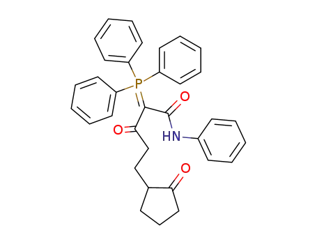 3-Oxo-5-(2-oxocyclopentyl)-2-(triphenylphosphoranyliden)pentananilid