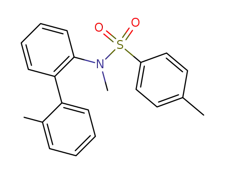 Molecular Structure of 95793-77-4 (Benzenesulfonamide, N,4-dimethyl-N-(2'-methyl[1,1'-biphenyl]-2-yl)-)