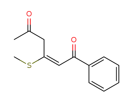 (E)-3-Methylsulfanyl-1-phenyl-hex-2-ene-1,5-dione