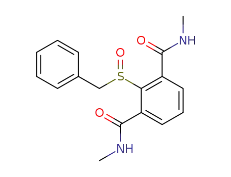 2-(Benzylsulfinyl)isophthalsaeure-(N,N'-dimethyldiamid)