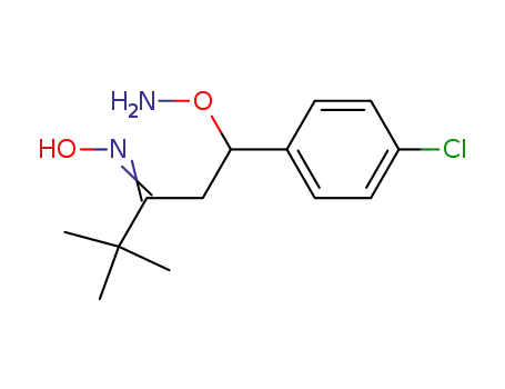 1-Aminooxy-1-(4-chloro-phenyl)-4,4-dimethyl-pentan-3-one oxime