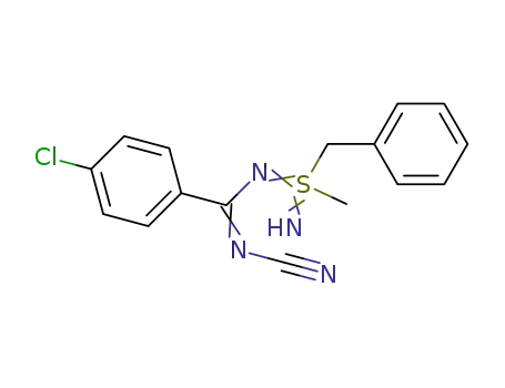 Benzene,
[[N-[(4-chlorophenyl)(cyanoimino)methyl]-S-methylsulfonodiimidoyl]meth
yl]-