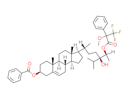 (24R,28S)-3β-benzoylstigmast-5-ene-24,28-diol 28-MTPA ester