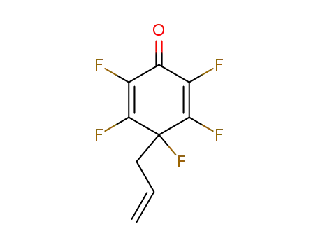 Molecular Structure of 33104-03-9 (2,5-Cyclohexadien-1-one, 2,3,4,5,6-pentafluoro-4-(2-propenyl)-)