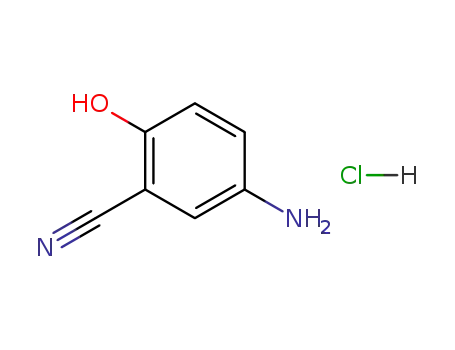 Benzonitrile, 5-amino-2-hydroxy-, monohydrochloride