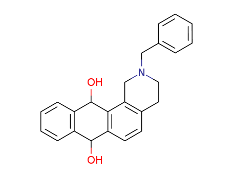 Naphth[2,3-h]isoquinoline-7,12-diol,1,2,3,4,7,12-hexahydro-2-(phenylmethyl)- cas  80641-40-3