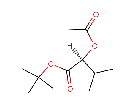 Molecular Structure of 380886-48-6 ((S)-tert-butyl 2-acetoxy-3-methylbutanoate)
