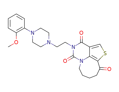 4-{2-[4-(2-Methoxy-phenyl)-piperazin-1-yl]-ethyl}-6,7,8,9-tetrahydro-1-thia-4,5a-diaza-cycloocta[cd]indene-3,5,10-trione