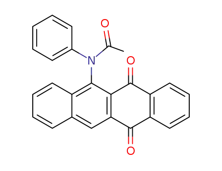 N-acetyl-6-phenylamino-5,12-naphthacenequinone