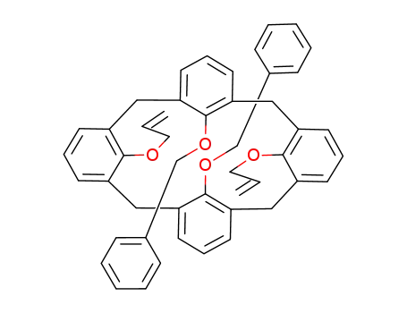 25,27-Bis(phenylmethoxy)-26,28-bis(2-propenyloxy)pentacyclo<19.3.1.1<sup>3,7</sup>.1<sup>9,13</sup>.1<sup>15,19</sup>>octacosa-1(25),3,5,7(28),9,11,13(27),15,17,19(26),21,23-dodecaene