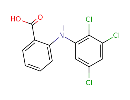 Molecular Structure of 86282-71-5 (Benzoic  acid,  2-[(2,3,5-trichlorophenyl)amino]-)
