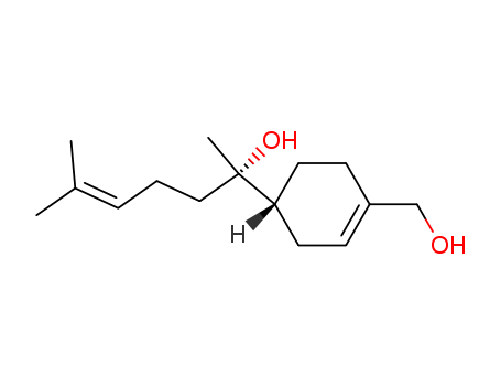 Molecular Structure of 135905-45-2 (1-Cyclohexene-1,4-dimethanol,R4-methyl-R4- (4-methyl-3-pentenyl)-,(R4S,4R)- )