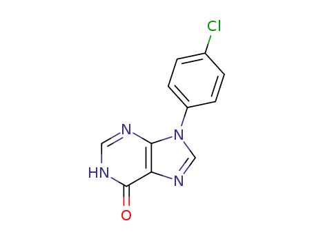 9-(p-chlorophenyl)hypoxanthine