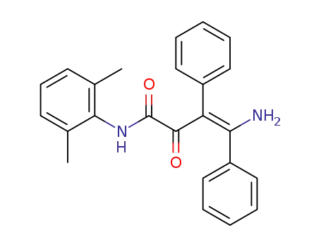 Molecular Structure of 77356-70-8 (4-amino-N-(2,6-dimethylphenyl)-2-oxo-3,4-diphenylbut-3-enamide)