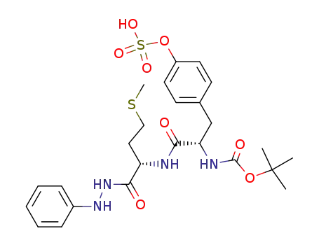 tert-butyloxycarbonyl-O-sulfotyrosyl-methionine α-phenylhydrazide