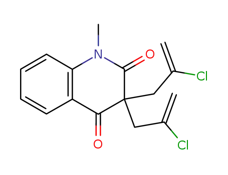 3,3-Bis-(2-chloro-allyl)-1-methyl-1H-quinoline-2,4-dione