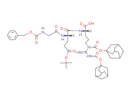 Molecular Structure of 86095-68-3 (Z-Gly-Glu(O-Bu<sup>t</sup>)-Arg(Adoc)<sub>2</sub>-OH)