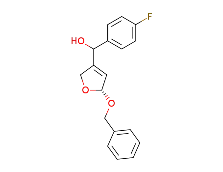 ((R)-5-Benzyloxy-2,5-dihydro-furan-3-yl)-(4-fluoro-phenyl)-methanol