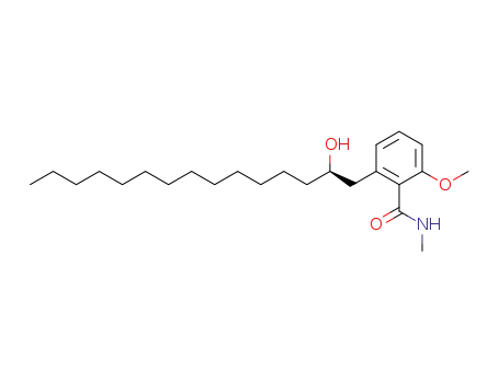 2-((R)-2-Hydroxy-pentadecyl)-6-methoxy-N-methyl-benzamide