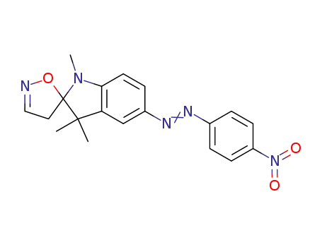 Spiro[2H-indole-2,5'(4'H)-isoxazole], 1,3-dihydro-1,3,3-trimethyl-5-[2-(4-nitrophenyl)diazenyl]-