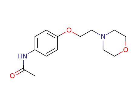 Molecular Structure of 29175-51-7 (<i>N</i>-[4-(2-morpholin-4-yl-ethoxy)-phenyl]-acetamide)