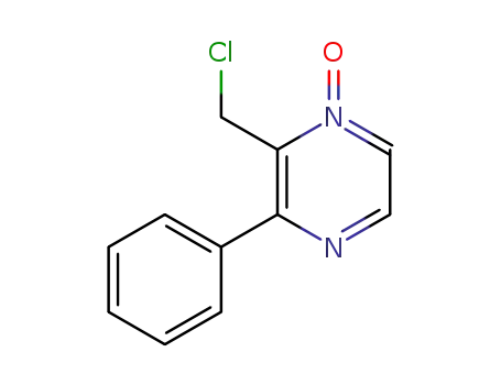 2-Chloromethyl-3-phenylpyrazine 1-Oxide