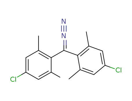 Molecular Structure of 404337-44-6 (Benzene, 1,1'-(diazomethylene)bis[4-chloro-2,6-dimethyl-)