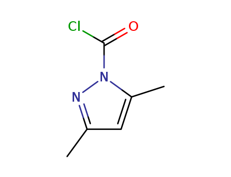 1H-Pyrazole-1-carbonyl chloride, 3,5-dimethyl-