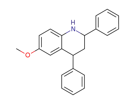 Molecular Structure of 138409-83-3 (1,2,3,4-tetrahydro-6-methoxy-2,4-diphenylquinoline)