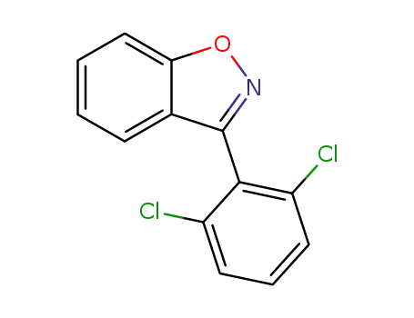 Molecular Structure of 87828-92-0 (1,2-Benzisoxazole, 3-(2,6-dichlorophenyl)-)