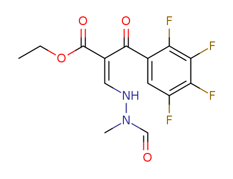 2,3,4,5-Tetrafluoro-α-[(2-forMyl-2-Methylhydrazinyl)Methylene]-β-oxobenzenepropanoic Acid Ethyl Ester