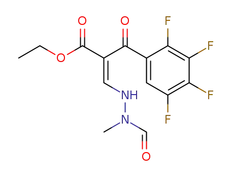2,3,4,5-테트라플루오로-α-[(2-포르밀-2-메틸히드라지닐)메틸렌]-β-옥소벤젠프로판산 에틸 에스테르