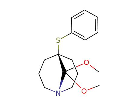 9,9-dimethoxy-5-phenylthio-1-azabicyclo<3.3.1>nonane