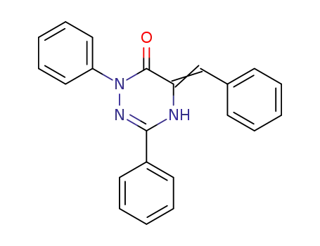 5-Benzylidene-1,3-diphenyl-as-triazin-6-one