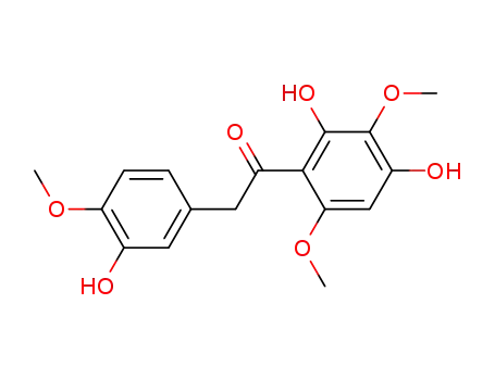 Ethanone,
1-(2,4-dihydroxy-3,6-dimethoxyphenyl)-2-(3-hydroxy-4-methoxyphenyl)-
