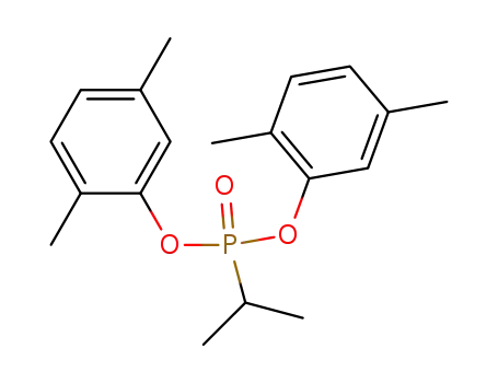 Molecular Structure of 123872-80-0 (bis(2,5-dimethylphenyl) propan-2-ylphosphonate)