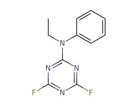 2-(ethylphenylamino)-4,6-difluoro-s-triazine