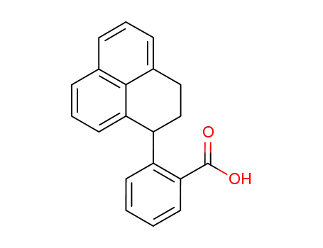Molecular Structure of 81205-70-1 (2-(2,3-Dihydro-1H-phenalen-1-yl)-benzoic acid)