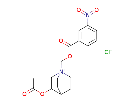 m-nitrobenzoyloxymethyl-3-acetoxyquinuclidinium chloride