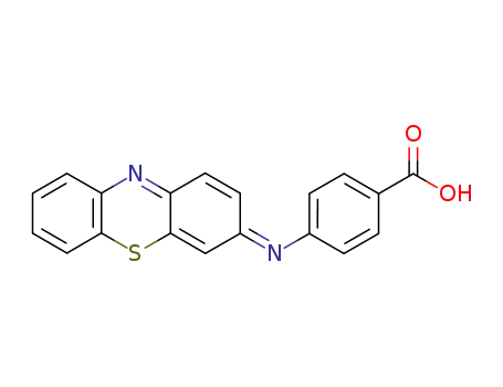 Molecular Structure of 140222-07-7 (3-(4'-Carboxyphenyl)iMino-3H-phenothiazine)