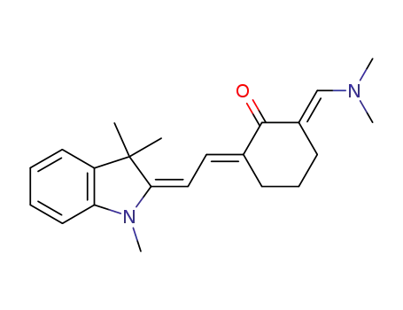 Cyclohexanone,
2-[(1,3-dihydro-1,3,3-trimethyl-1H-indol-2-ylidene)ethylidene]-6-[(dimeth
ylamino)methylene]-