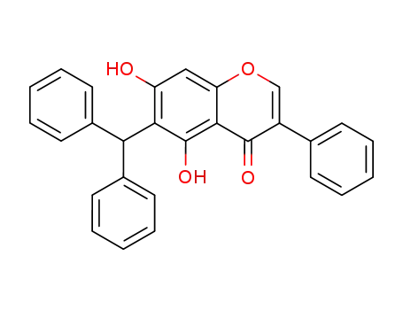 6-diphenylmethyl-5,7-dihydroxyisoflavone