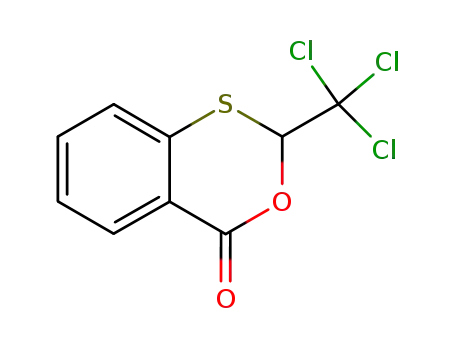 Molecular Structure of 77586-83-5 (2-(trichloromethyl)-4H-3,1-benzoxathiin-4-one)
